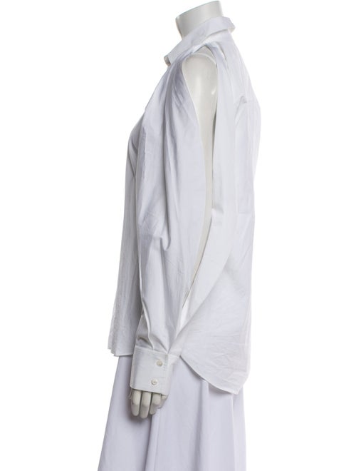 Alaïa 2024 Long Sleeve Button-Up Top