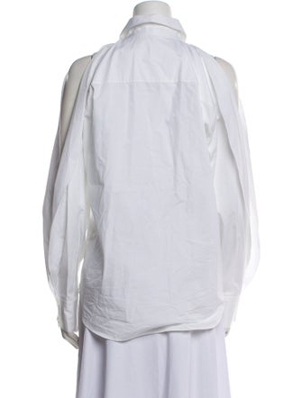 Alaïa 2024 Long Sleeve Button-Up Top