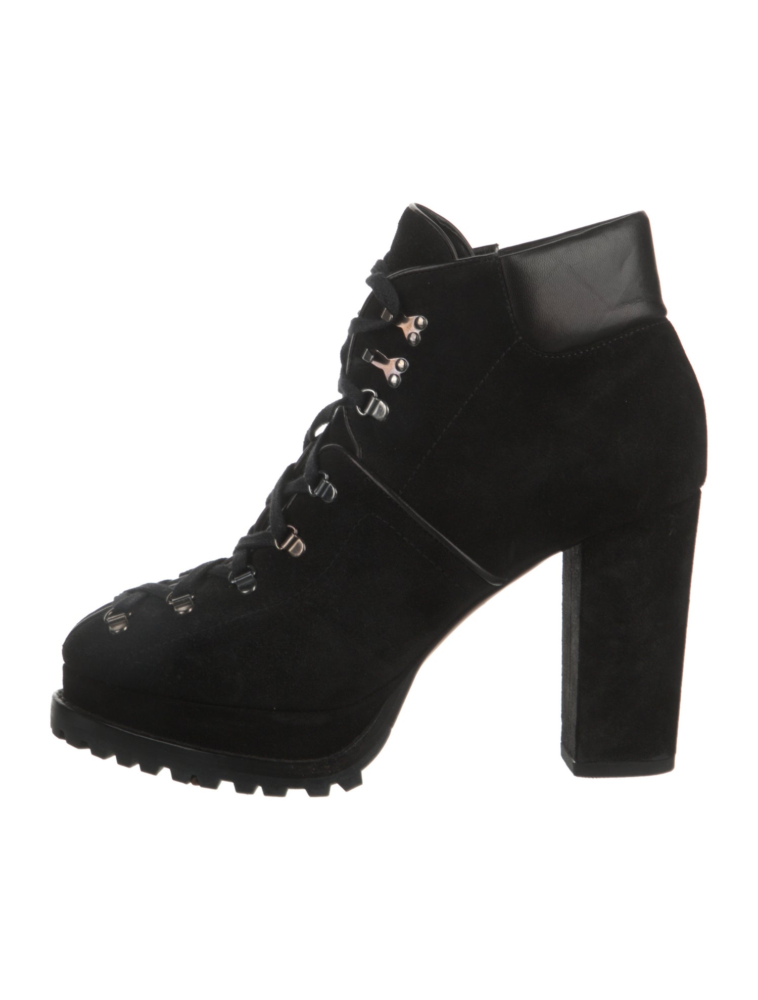 Alaïa Suede Lace-Up Boots