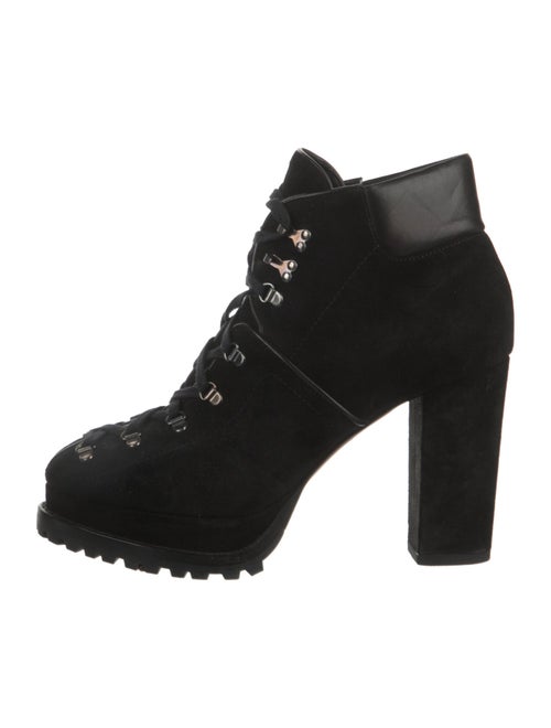 Alaïa Suede Lace-Up Boots