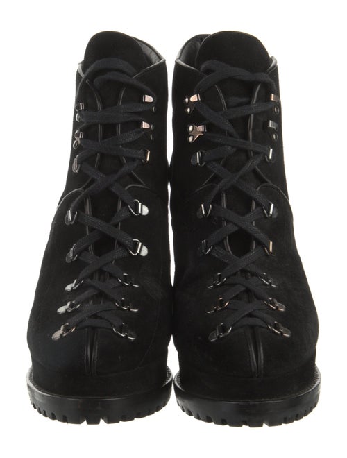 Alaïa Suede Lace-Up Boots