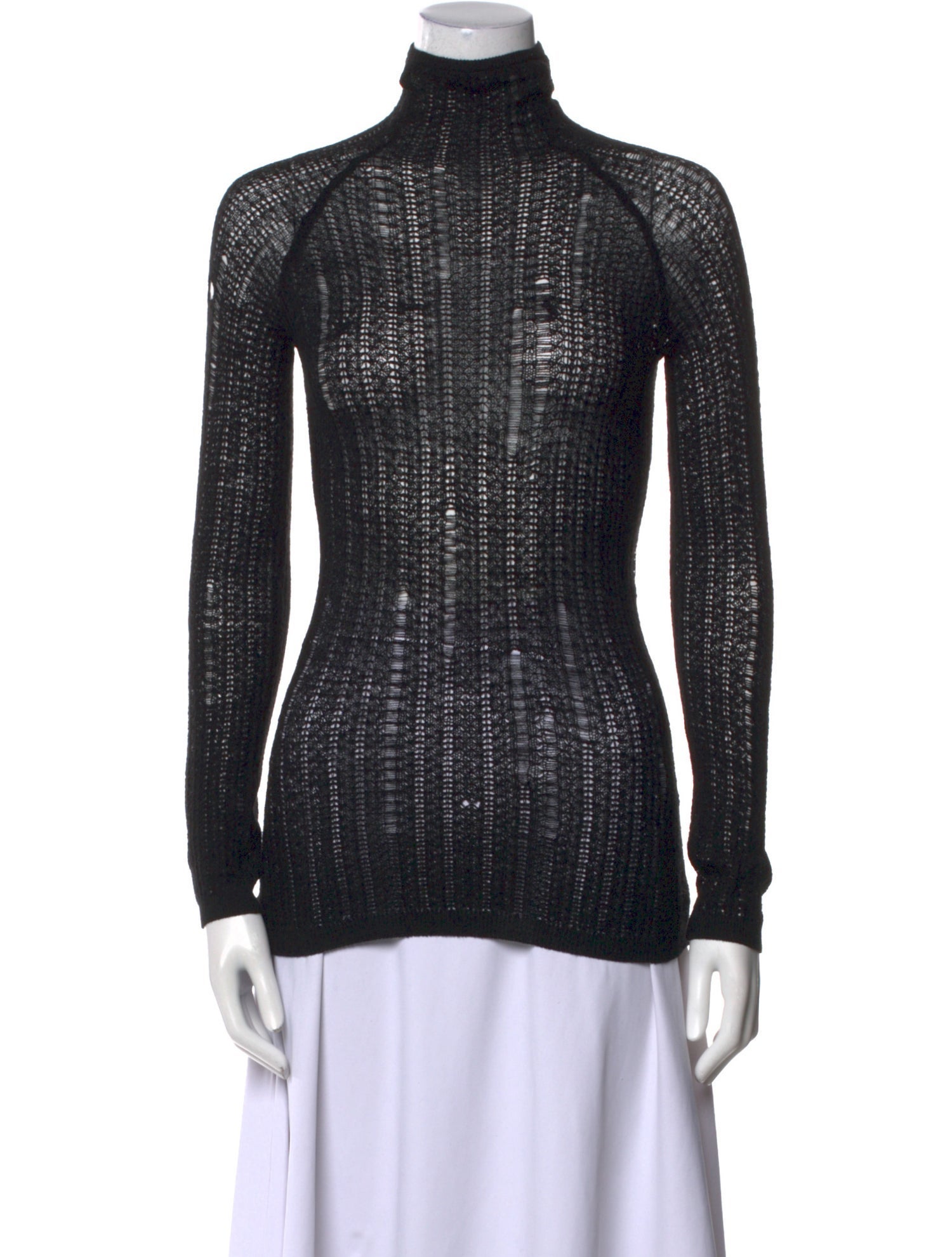 Alaïa Virgin Wool Turtleneck Sweater