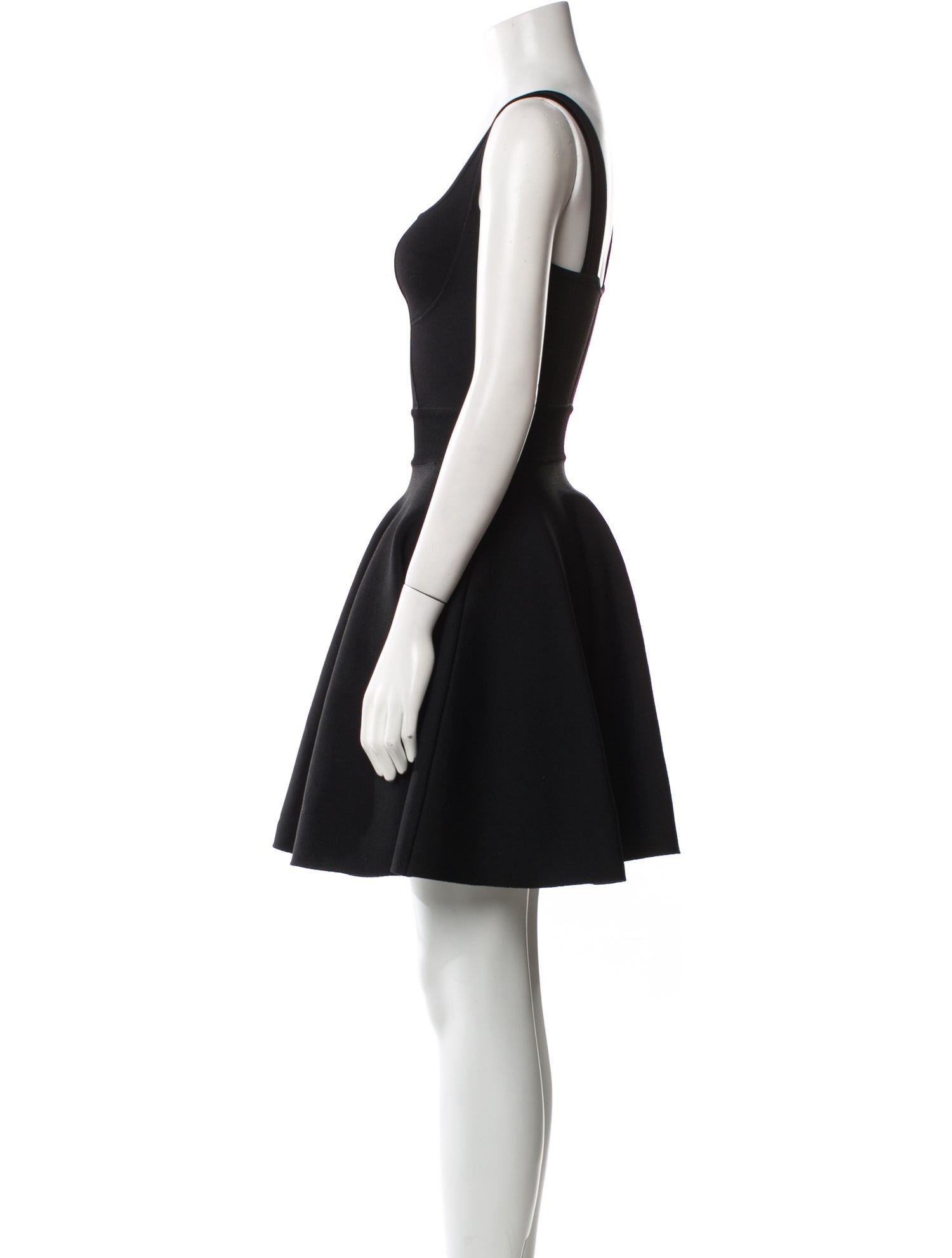 Alaïa Square Neckline Mini Dress