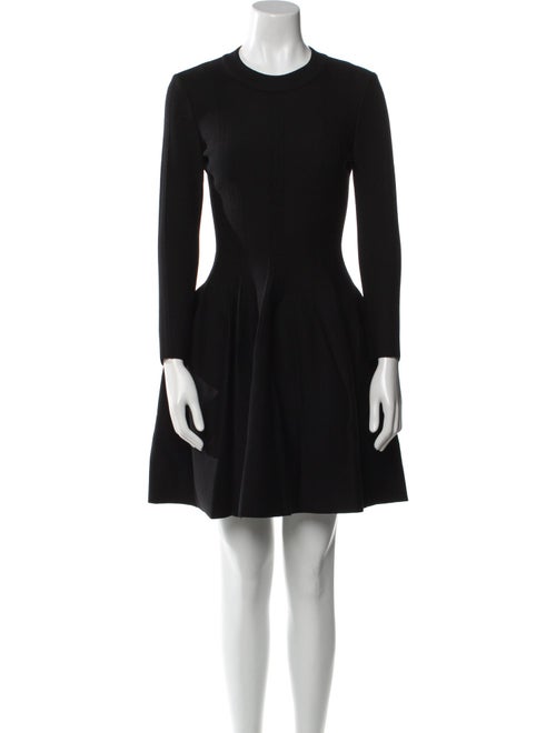 Alaïa Crew Neck Mini Dress