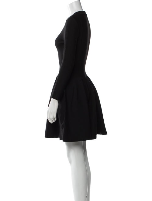Alaïa Crew Neck Mini Dress