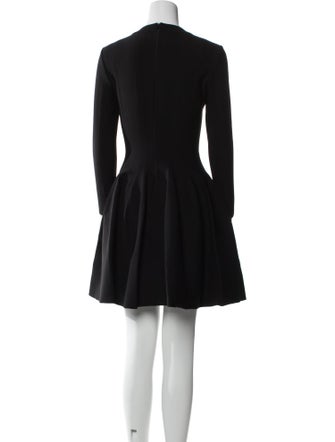 Alaïa Crew Neck Mini Dress