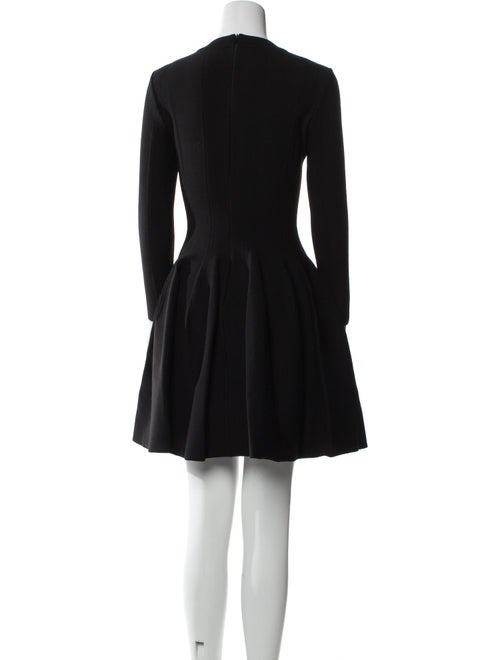 Alaïa Crew Neck Mini Dress