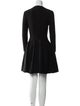 Alaïa Crew Neck Mini Dress