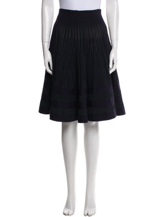 Alaïa Virgin Wool Knee-Length Skirt