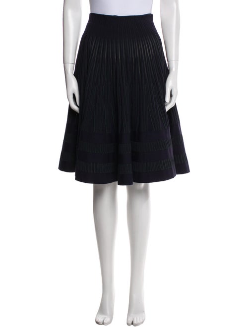 Alaïa Virgin Wool Knee-Length Skirt