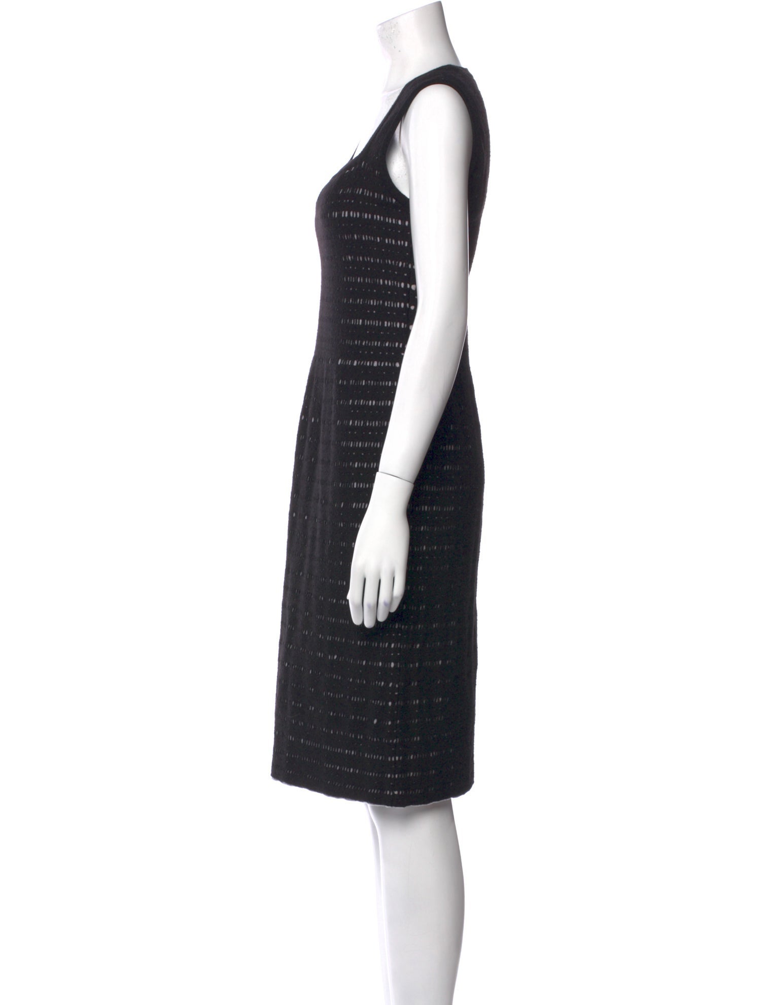 Alaïa Square Neckline Knee-Length Dress