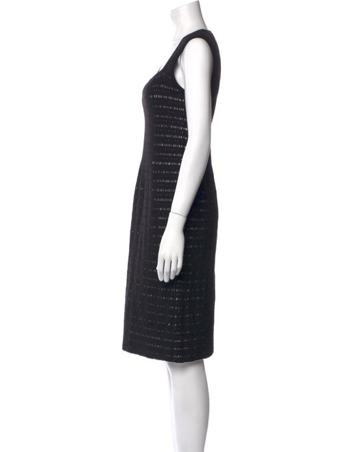Alaïa Square Neckline Knee-Length Dress