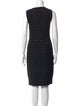 Alaïa Square Neckline Knee-Length Dress