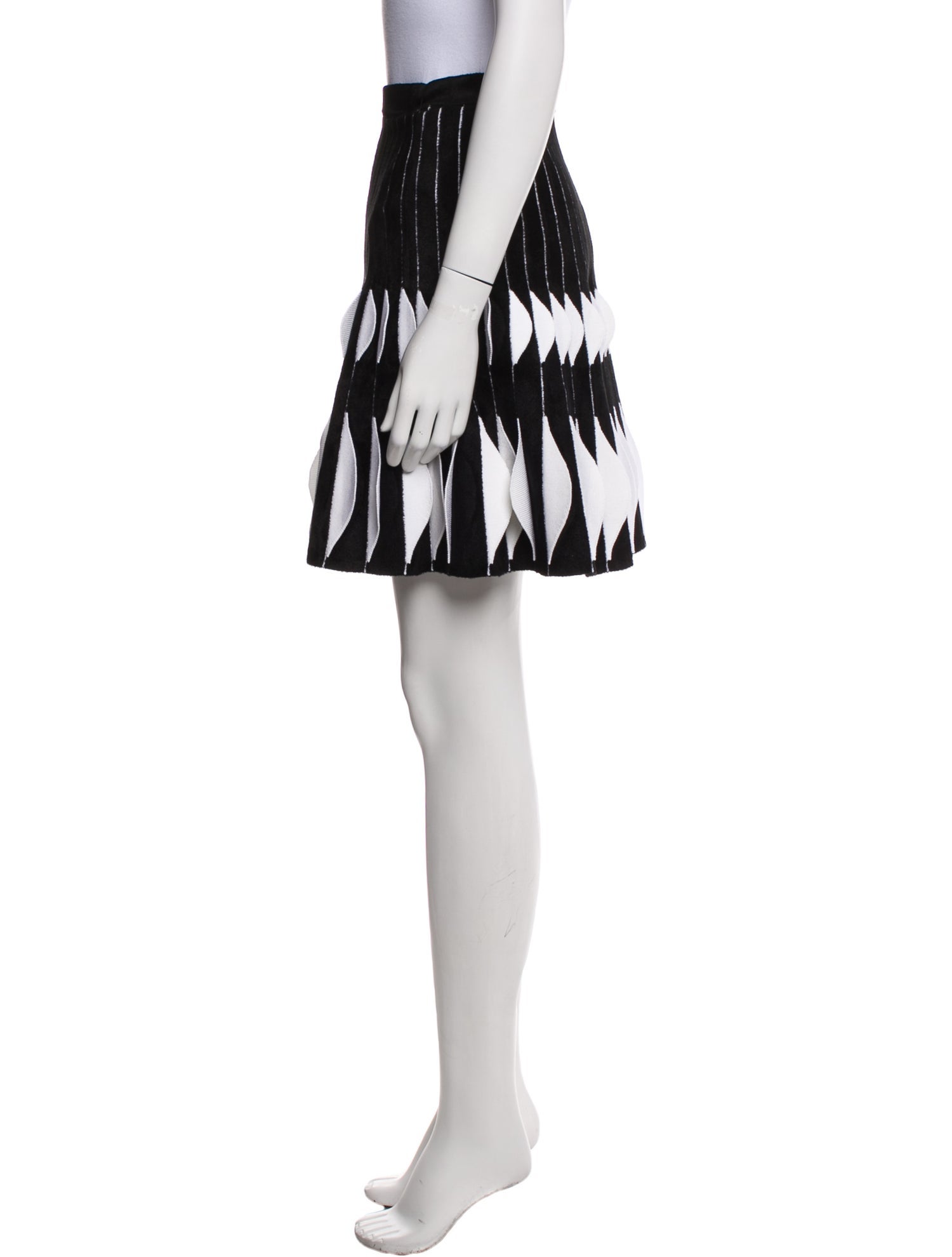 Alaïa Printed Mini Skirt w/ Tags