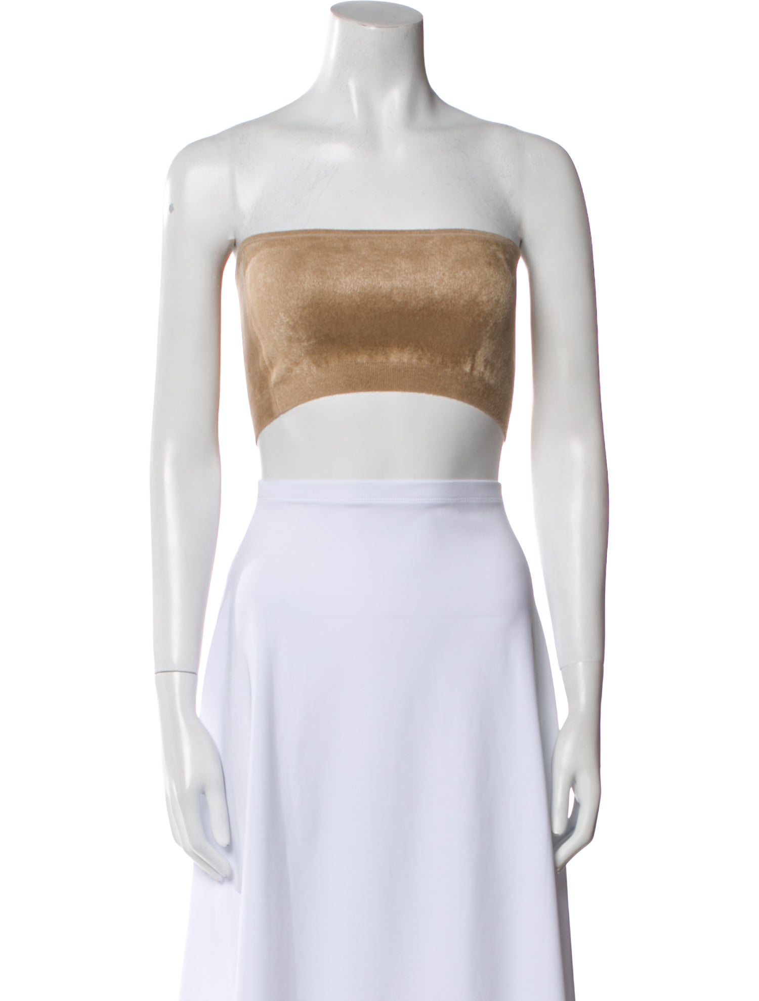 Alaïa Strapless Crop Top