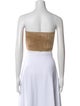 Alaïa Strapless Crop Top