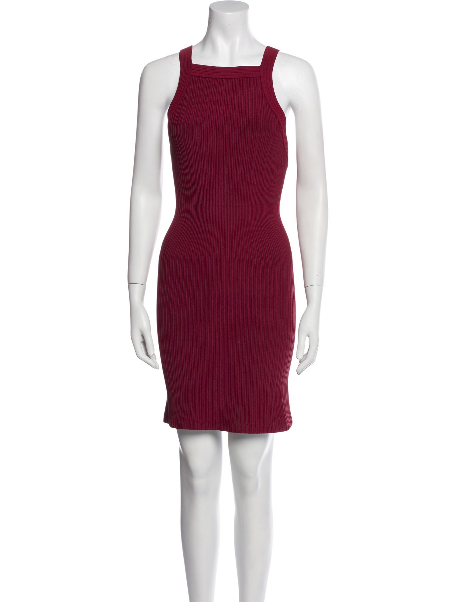 Alaïa Square Neckline Mini Dress