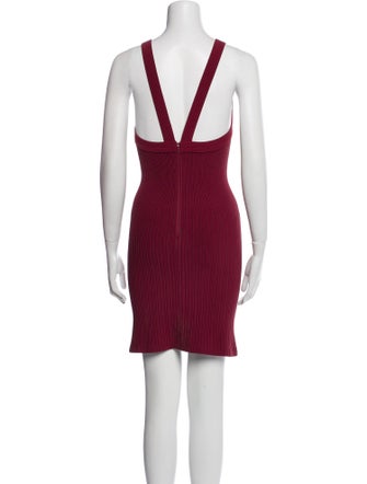 Alaïa Square Neckline Mini Dress