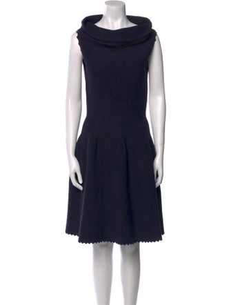 Alaïa Virgin Wool Knee-Length Dress