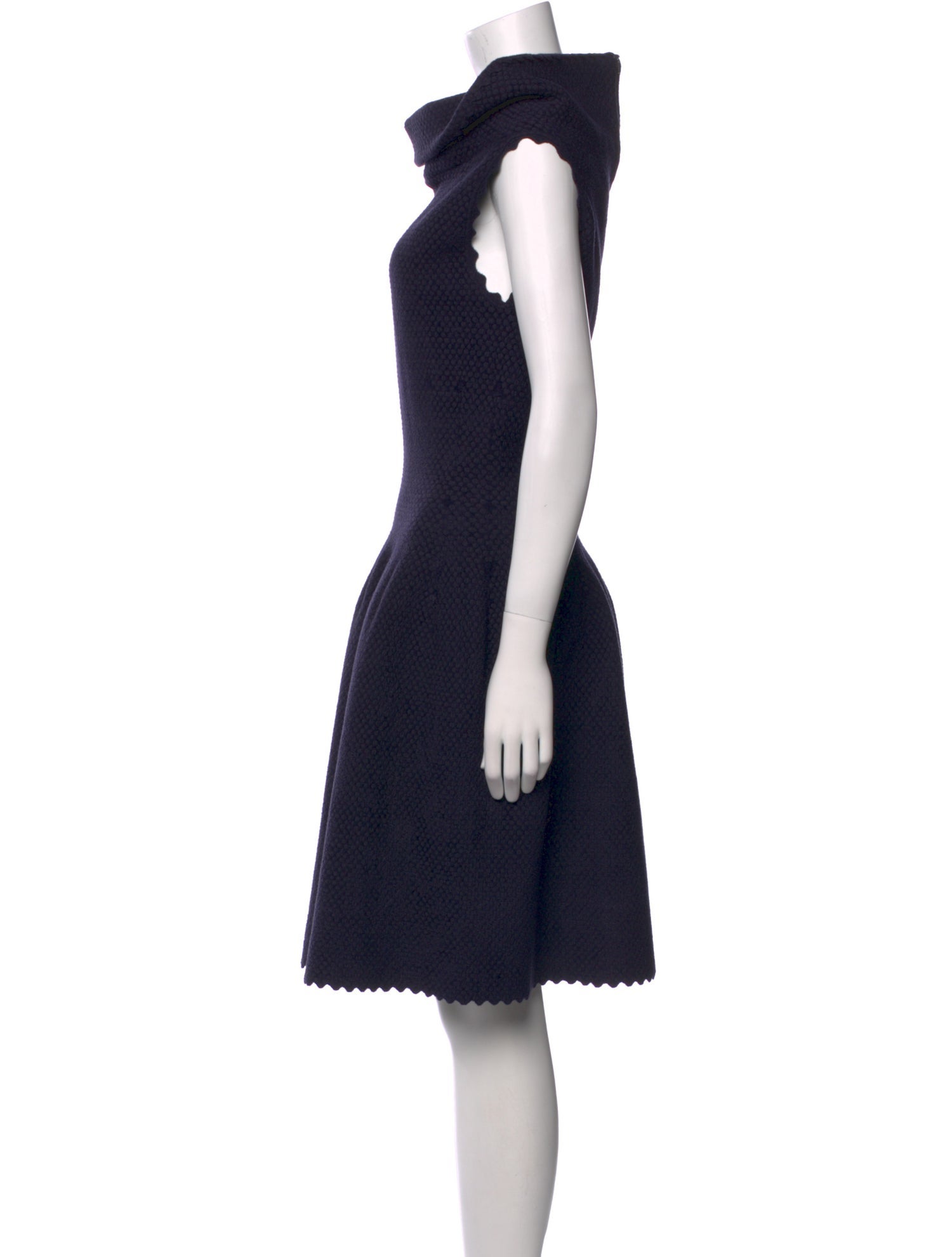 Alaïa Virgin Wool Knee-Length Dress