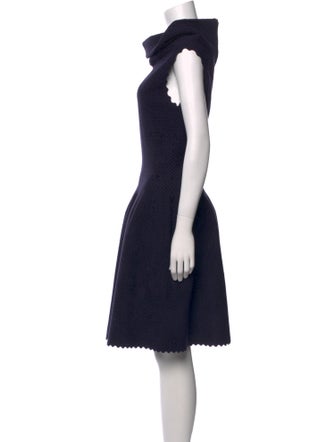 Alaïa Virgin Wool Knee-Length Dress