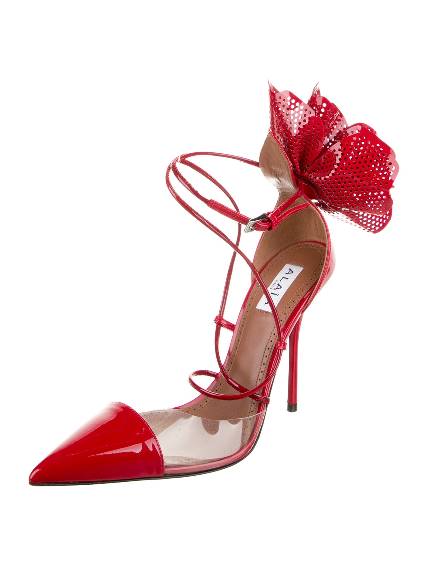 Alaïa Patent Leather D'Orsay Pumps