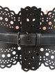 Alaïa Wide Leather Waist Belt