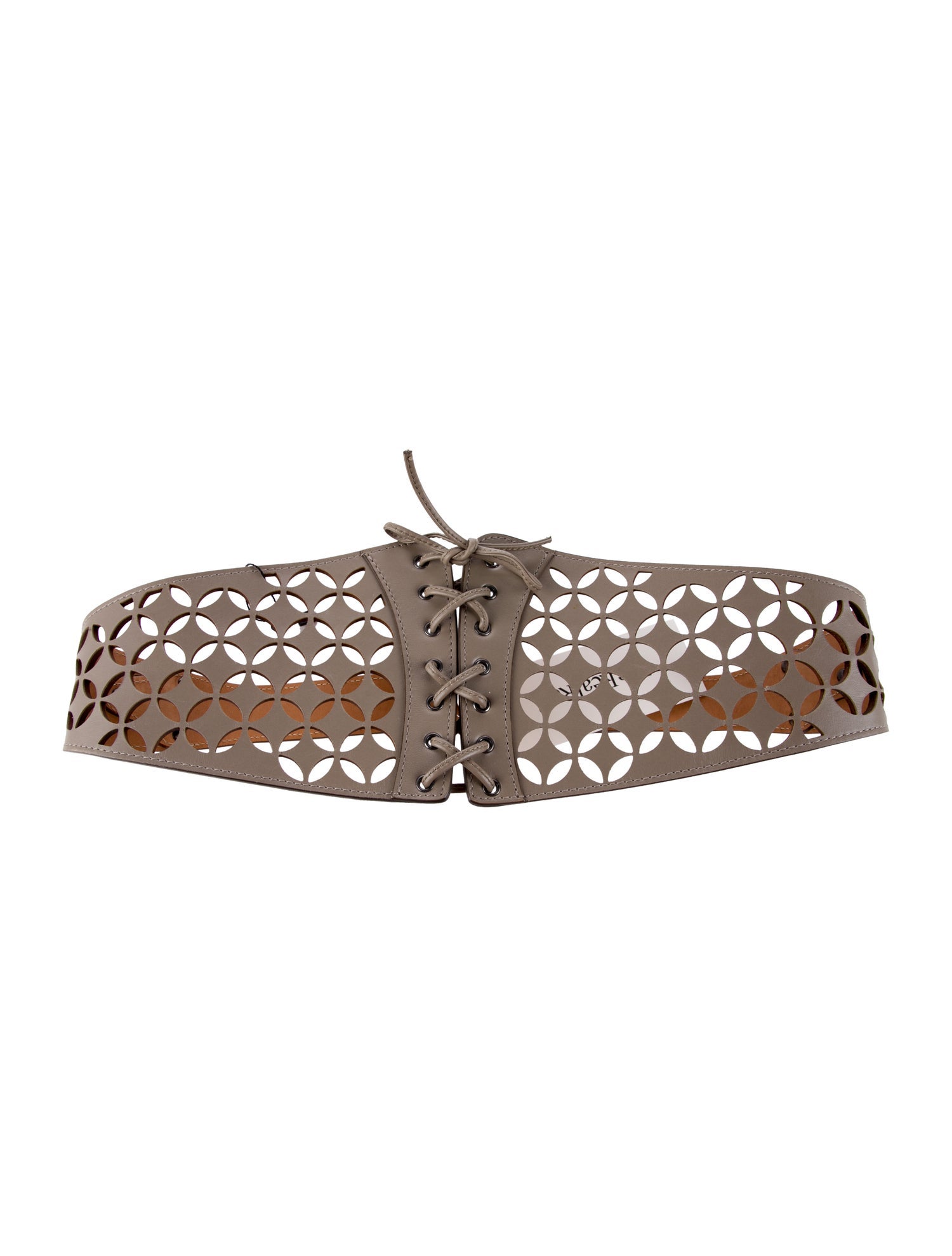 Alaïa Wide Leather Waist Belt