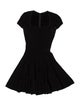 Alaïa Square Neckline Mini Dress