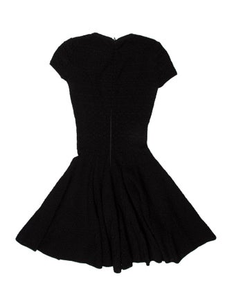 Alaïa Square Neckline Mini Dress