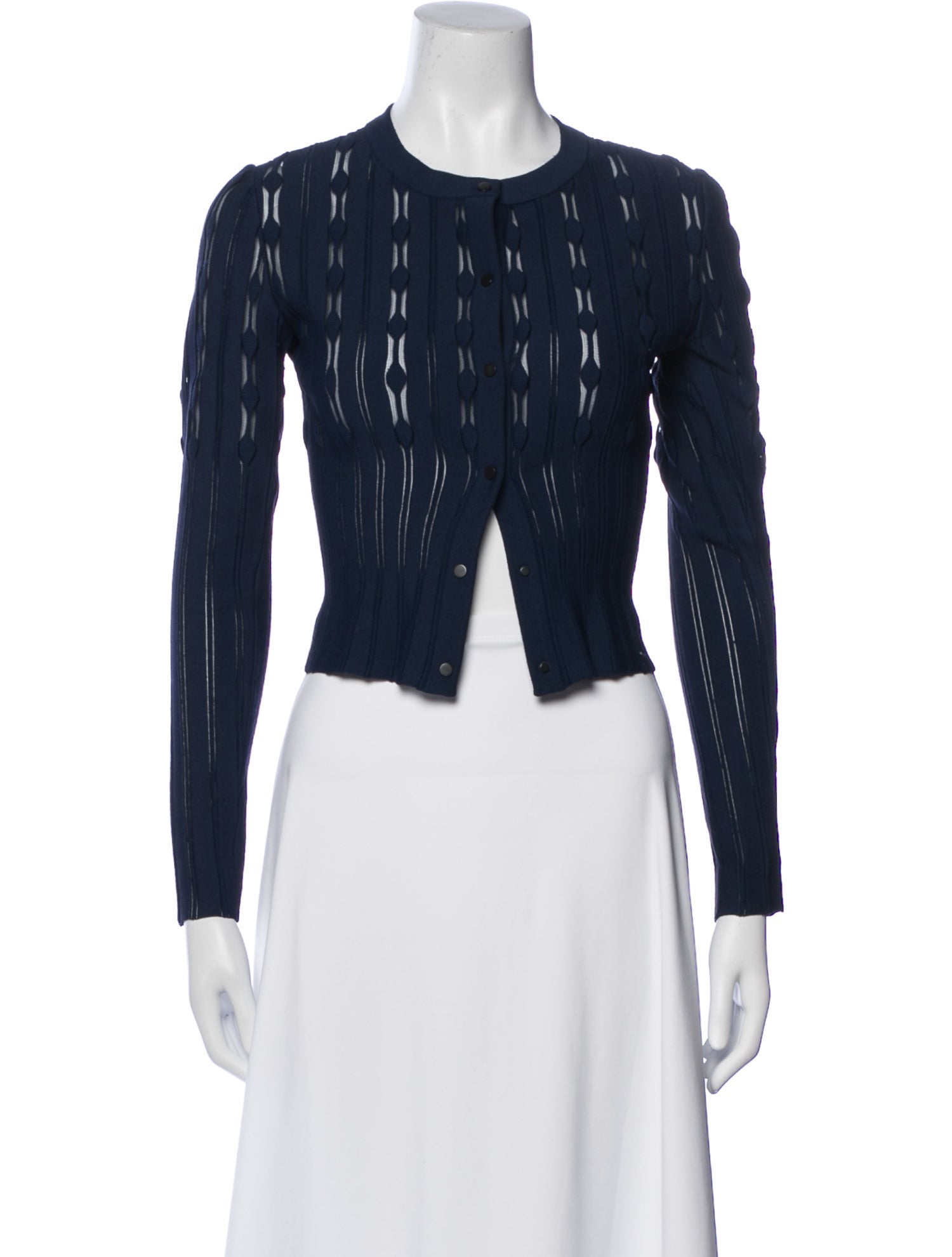 Alaïa Striped Evening Jacket