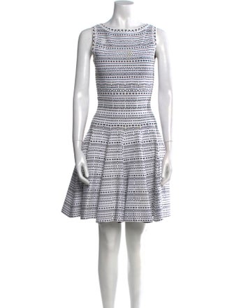 Alaïa Printed Mini Dress