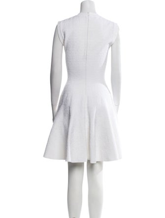 Alaïa V-Neck Mini Dress