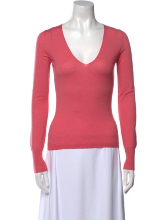 Alaïa Virgin Wool V-Neck Sweater