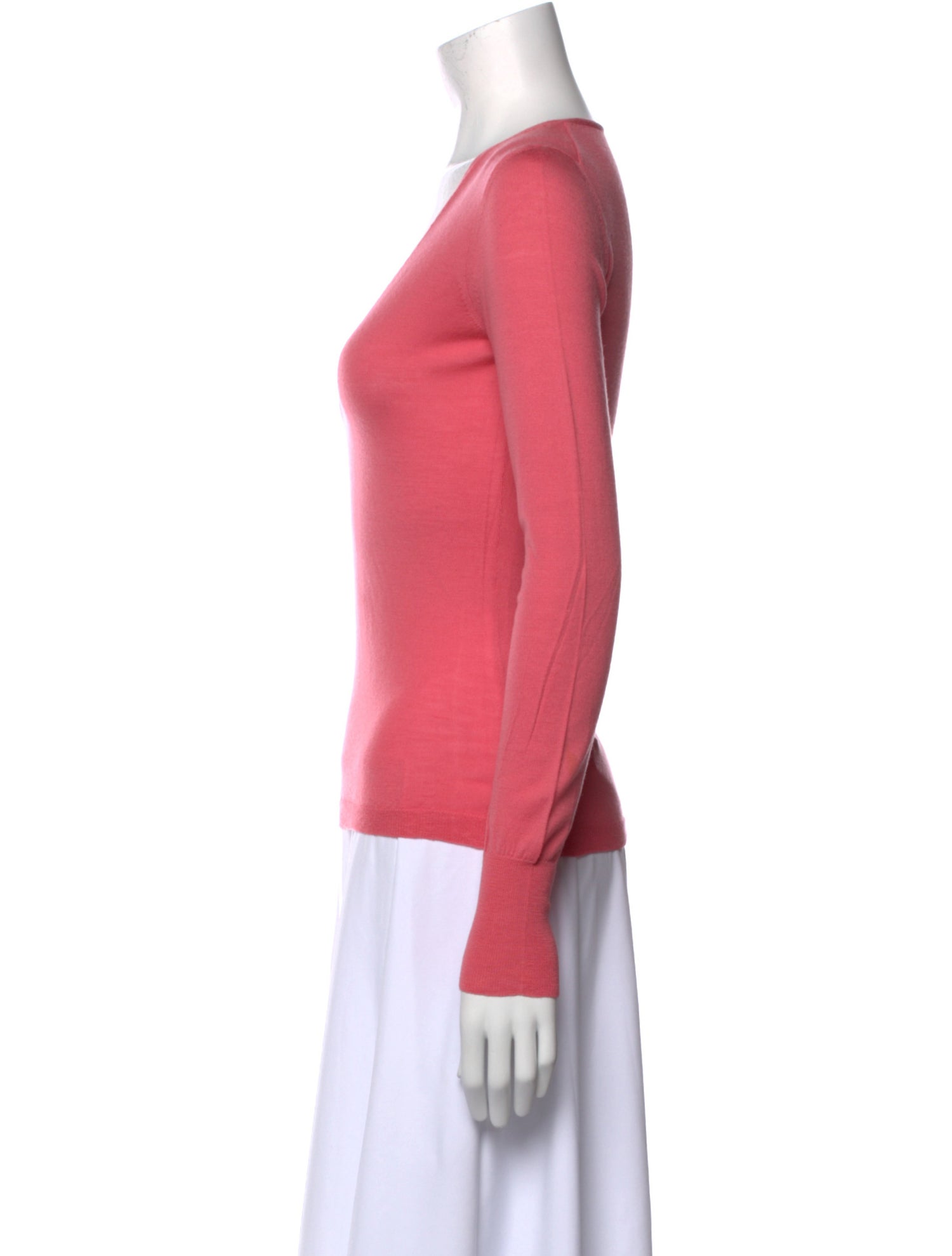 Alaïa Virgin Wool V-Neck Sweater