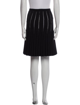 Alaïa Virgin Wool Knee-Length Skirt