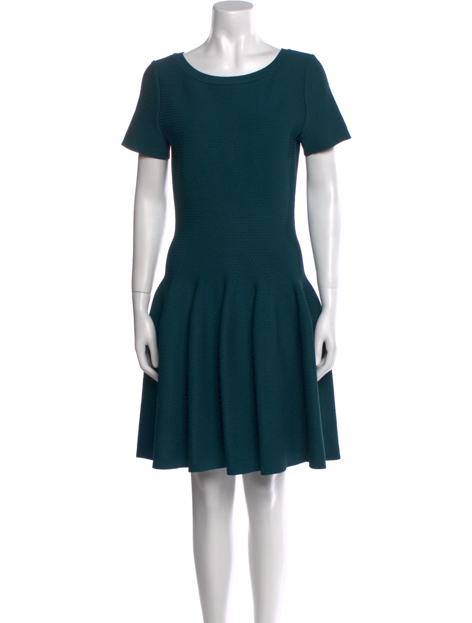 Alaïa Bateau Neckline Knee-Length Dress