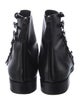 Alaïa Leather Combat Boots