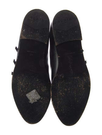 Alaïa Leather Combat Boots