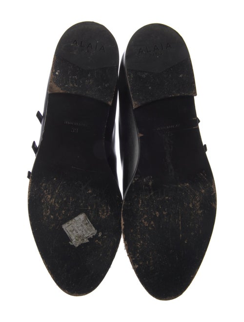 Alaïa Leather Combat Boots