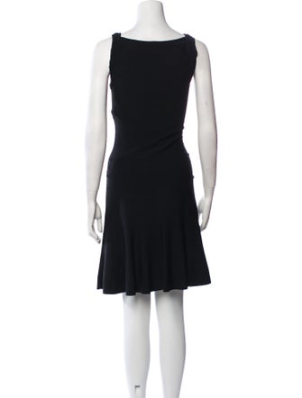 Alaïa V-Neck Mini Dress