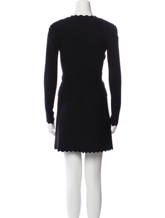 Alaïa Scalloped Accent Skirt Set