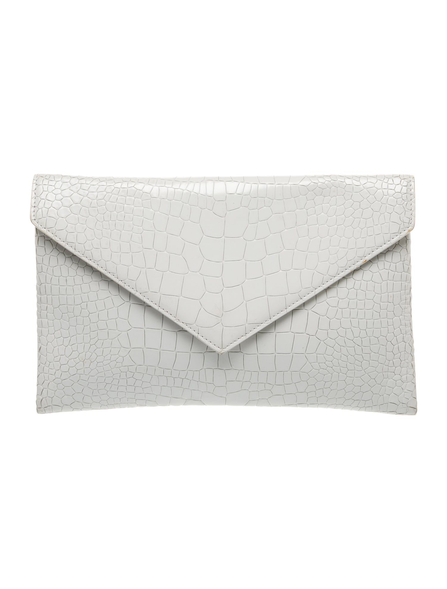 Alaïa Embossed Leather Clutch