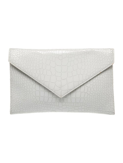 Alaïa Embossed Leather Clutch