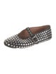 Alaïa Leather Crystal Embellishments Mary Jane Flats