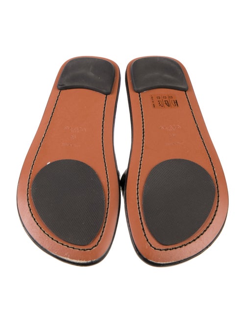 Alaïa Leather Slides