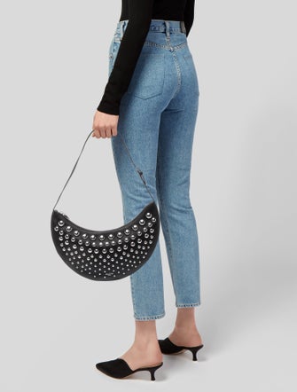 Alaïa Leather Demi Lune Small