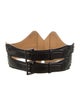 Alaïa Wide Leather Waist Belt