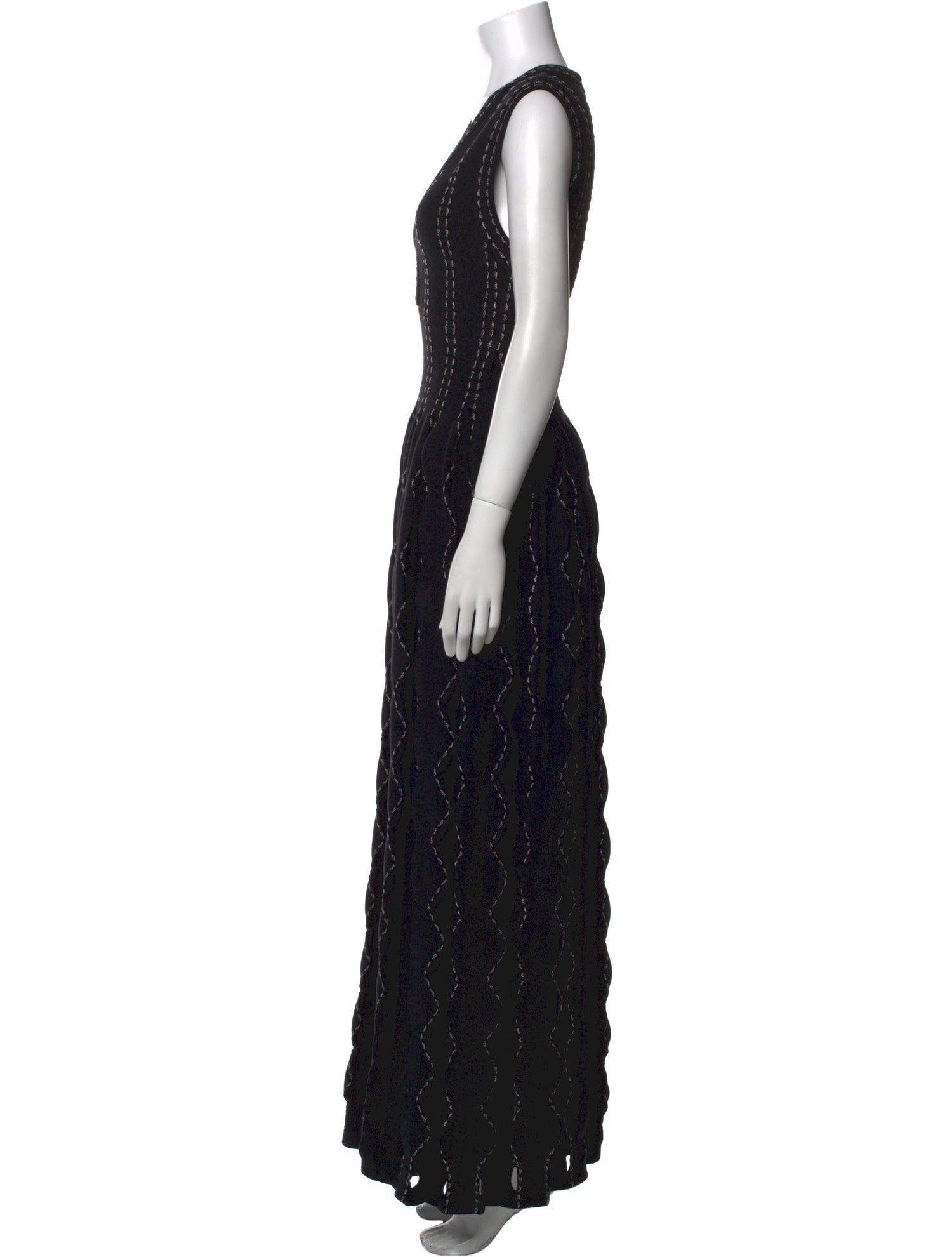 Alaïa Wool Long Dress