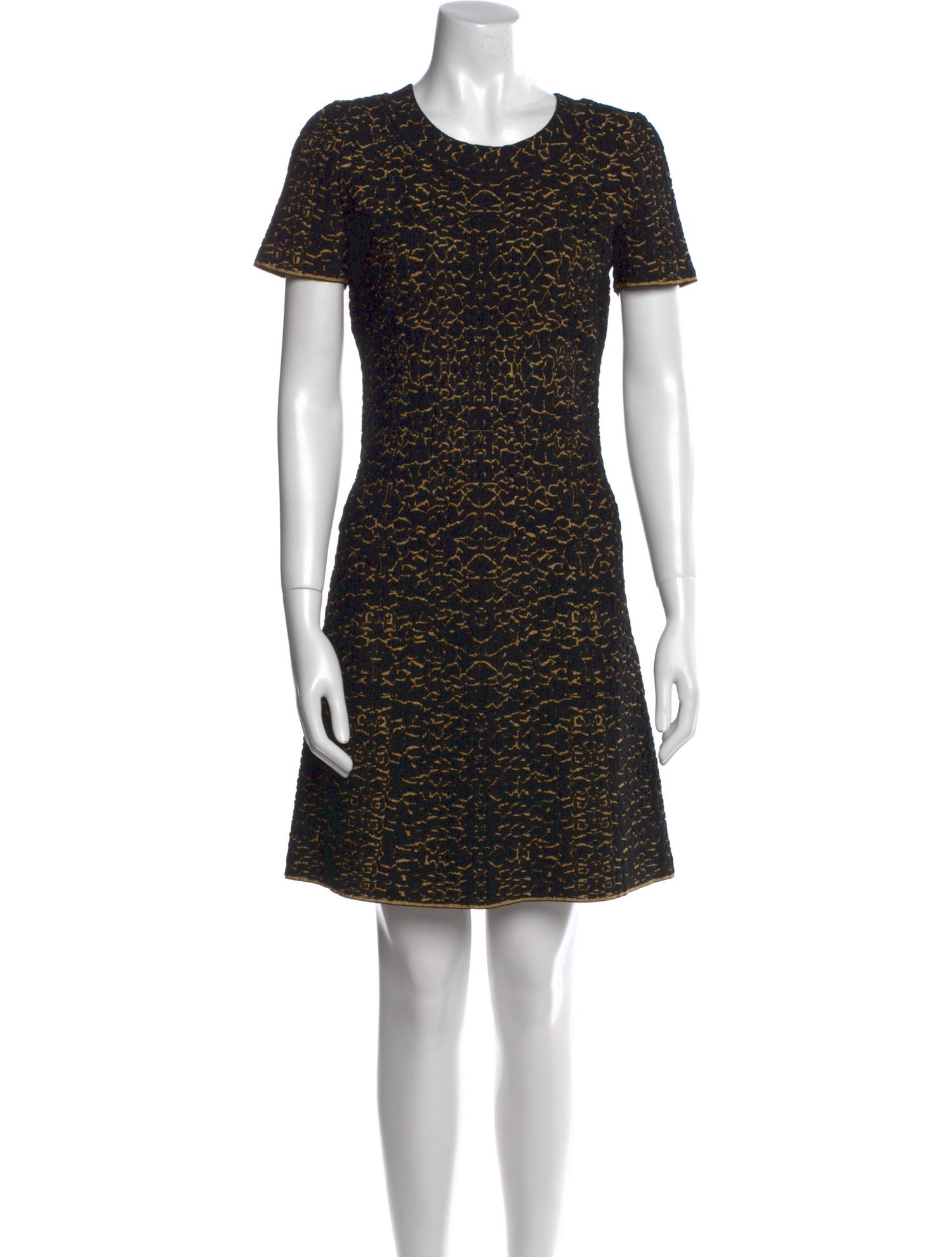 Alaïa Printed Knee-Length Dress w/ Tags